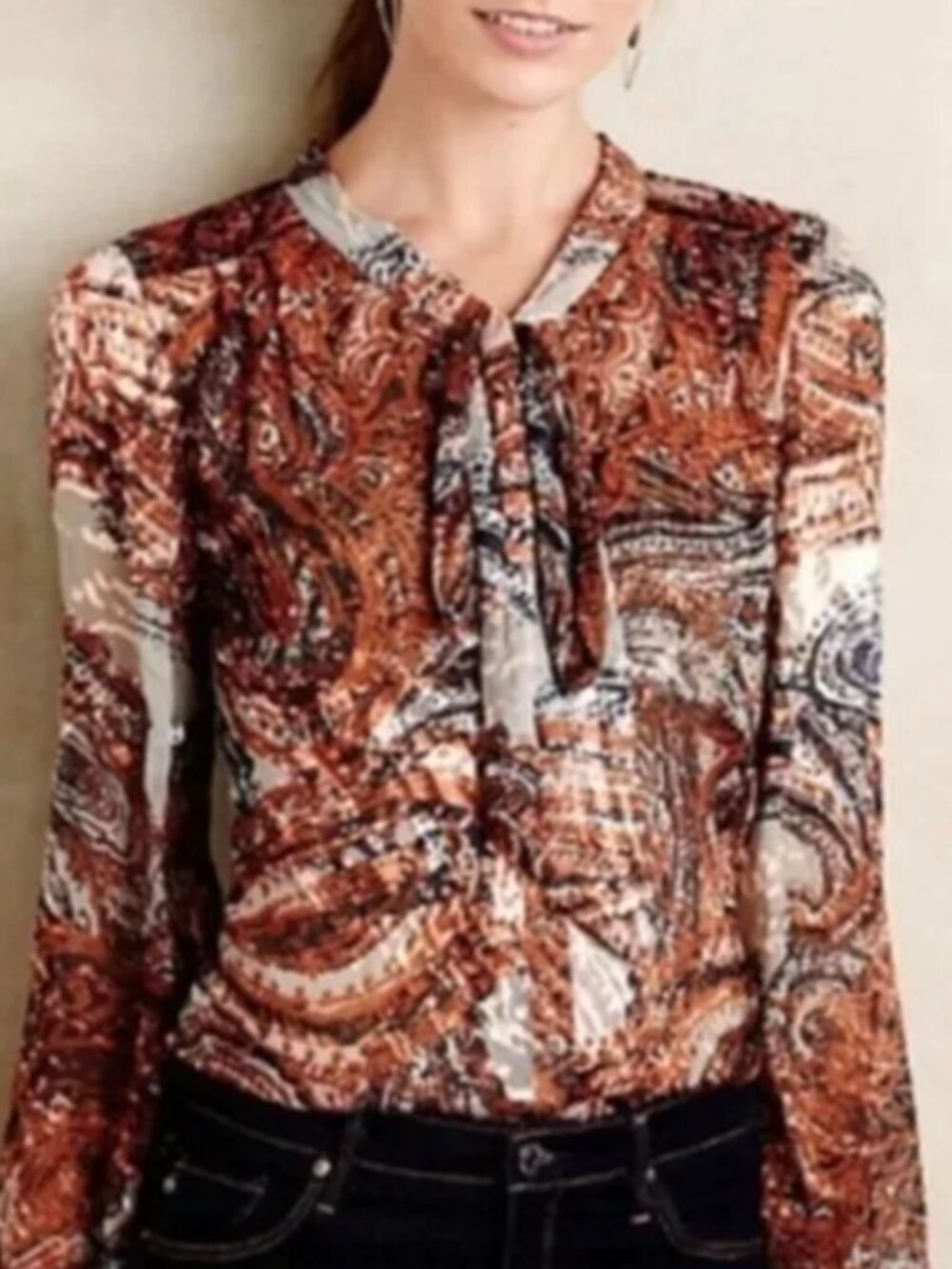 EUC Anthropologie Meadow Rue Briarcliff Blouse